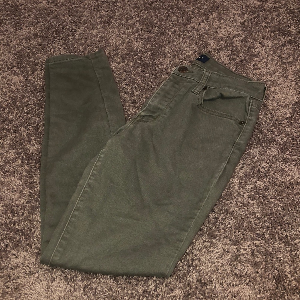 Aeropostale olive green jeggings